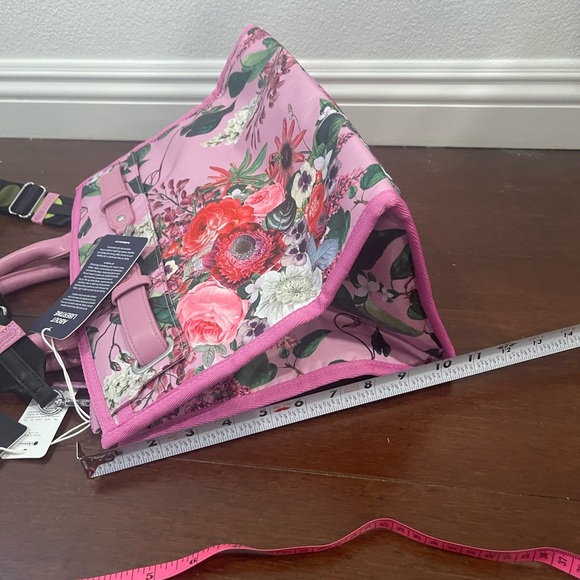 Elegant Floral Pink Shoulder Bag - Picture 9 of 13